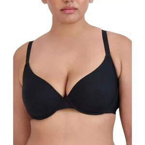 Steve Madden Womens Demi Logo-Strap T-Shir Black 34DDD
